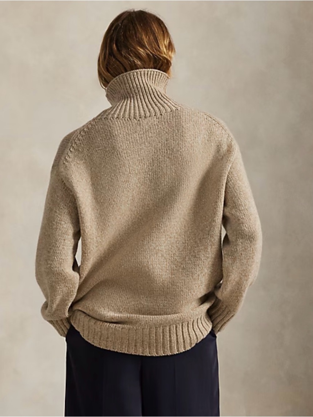 Polo Ralph Lauren Turtleneck Wool Cashmere Blend Sweater Small - Picture 3 of 6